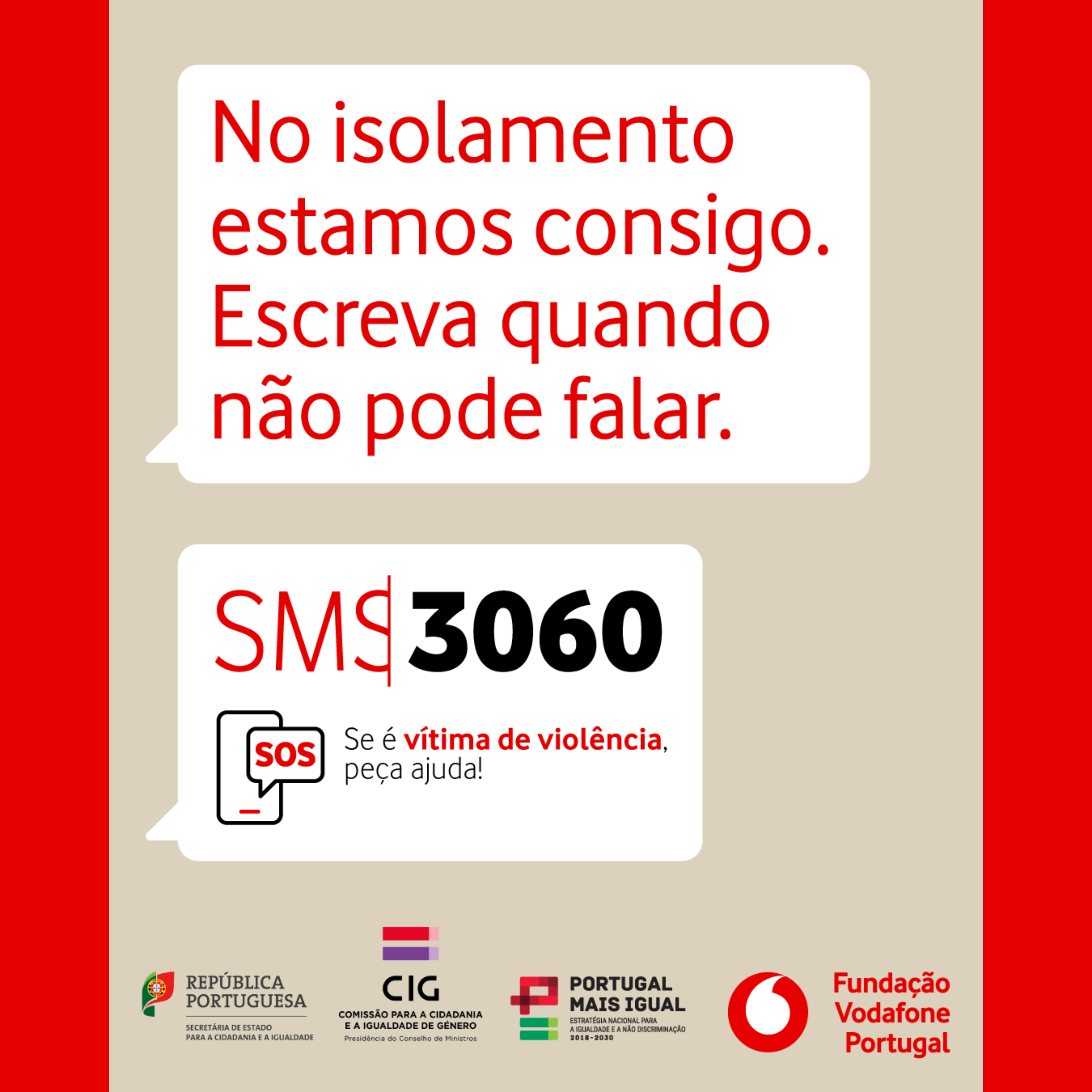 Podpora portugalské Nadace Vodafone obětem násilí